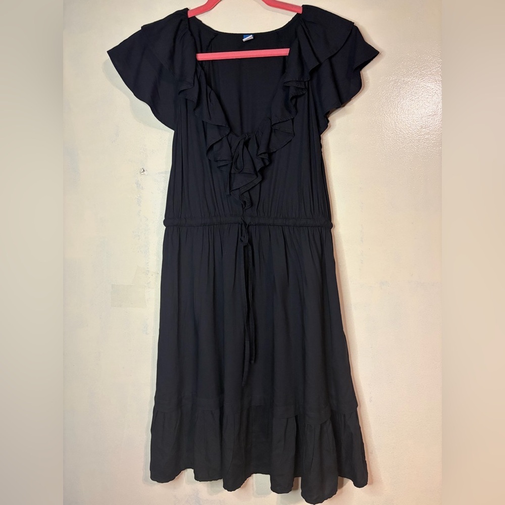 NWT old navy ruffle dress size M cottagecore prairie farmhouse
